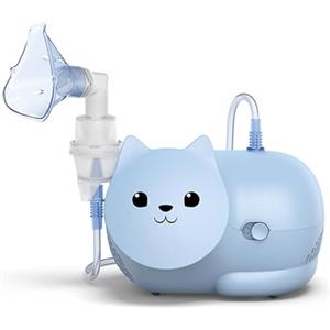 Omron Nami Cat Nebulizzatore a Compressore Aerosol per Neonati e Bambini