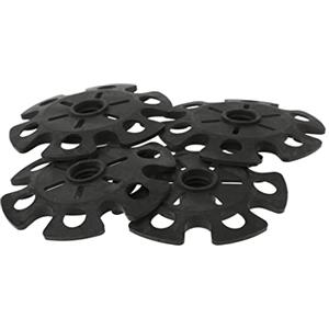 Colcolo 4X Cesto di Neve in Gomma con di Ricambio per Bastoncini da Trekking