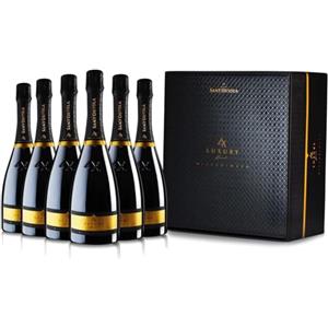 Sant'Orsola - Prosecco D.O.C. Brut Millesimato LX in Box, da Uva Glera, Gusto Secco con Note Fruttate, 6x750 ml