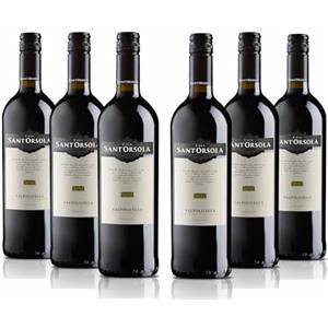 Sant'Orsola - Vino Valpolicella DOC, da Uva Corvina, Rondinella e Molinara, Gusto Asciutto, di corpo, sapido, 6x750 ml