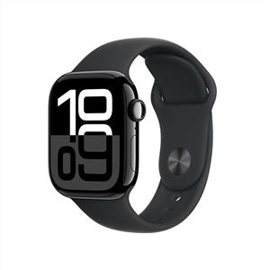 Apple - Watch Series 10 Gps 42mm Alluminio-jet Black Sport Band Nero S/m