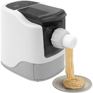 BZYFJB Macchina per pasta elettrica, macchina per pasta automatica, 13 accessori, impasto e pasta, facile da usare, spaghetti maker cucina, pasta fatta in casa, capacità 500 g