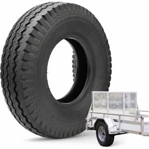 ECOVELO Ecovelò 1 Pneumatico 4.80/4.00-8 Rinforzato 4PR Gomme Copertone per Ruote Carrello Rimorchio da Barca