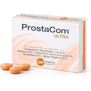 GP pharma nutraceuticals ProstaCom ULTRA® - Integratore Prostata Uomo con Saw Palmetto, Ortica, Licopene, Zinco e Selenio | Supporto Vie Urinarie e Benessere Maschile | Formula Avanzata Made in Italy