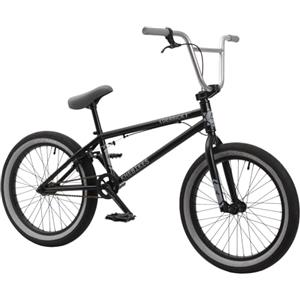 KHEbikes KHE Derrick Bicicletta BMX 20 pollici - 11,1 kg leggero - Freestyle BMX per principianti & avanzati - Tubo superiore 20,6 - 2025 - nero opaco