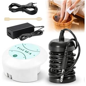 Zinueen pediluvio e elettrolisi pediluvio - pediluvio ionico disintossicazione con array piastra e sacco d'acqua per casa SPA, relax e disintossicazione visibile