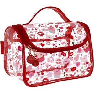 Camomilla Milano Travel Bag, PVC, Love Peek, Colore Rosso