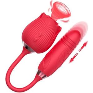 Generico Vibratoreper Donna Professionale Succhia Clitoride per Donna Stimolatore Clitoride Femminile Sextoysys Coppia Giochi per Adulti Sexy Vibratore Spinta Rose Toy Sex Toys