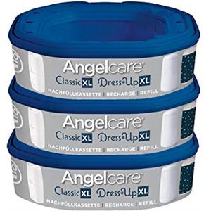 Angelcare - Ricarica mangiapannolini ottagonale, quantità a scelta, pacchetto di 3