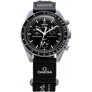 Swatch Omega Mission to The Moon Speedmaster nero, moderno, Nero , Moderno