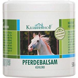 Kräuterhof® Balsamo per cavalli, gel massaggiante, crema per la pelle, rinfrescante. Taglie