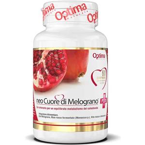 OPTIMA NATURALS Srl Optima Naturals, Neo Cuore di Melograno Plus, 60 Compresse