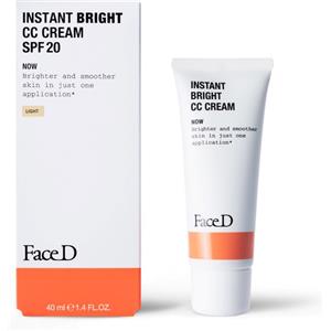 FaceD Instant Bright CC Cream Light 40 ml - Crema Correttore Colore Idratante SPF20