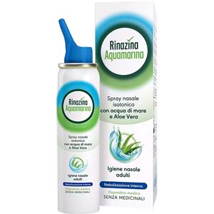 HALEON RINAZINA AQUAMARINA Spray Nasale Isotonico 100 ml - Idrata e Dona Sollievo alle Cavità Nasali
