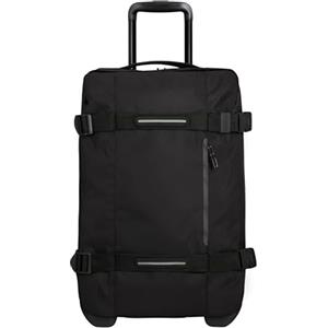 American Tourister Urban Track, Borsa da viaggio con 2 rotelle, 55 cm, 55 L, Nero (Asphalt Black)