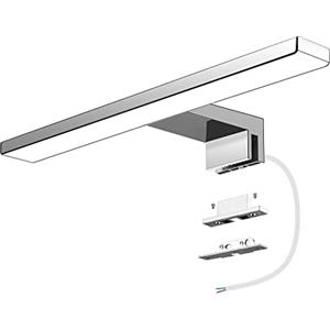 Aourow Lampada Applique da Specchio a LED 5W 500 Lumen, 30cm Bianco Freddo 6000K, Impermeabile IP44, Armadio Lampada da Bagno,Faretto 230V