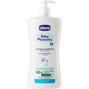 Chicco Baby Moments Bagno Shampoo Delicato Senza Lacrime 750 ml - Formula 92% Naturale con Calendula