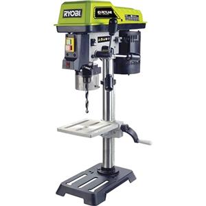 Ryobi RDP102L Trapano a Colonna da Banco 390 W, 5 Velocità, Con Puntatore Laser, Base in Ghisa