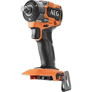 AEG - Avvitatore a impulsi SUBCOMPACT 18 V BRUSHLESS, 300 Nm, 3 modalità + autostop, 0-4800 cps/min, 0-2800 giri/min, quadrato di azionamento 1/2", senza batteria o caricabatterie, in cartone