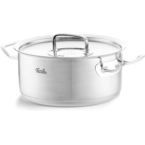 Fissler Original,Profi Collection Pentola per arrosti in acciaio innox 4.6 L, 24 cm, con coperchio in metallo, adatta per fornelli a induzione