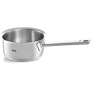 Fissler Original,Profi Collection Casseruola in acciaio inox 1.4 L, 16 cm, piccolo tegame per latte, scala di misurazione interna, cottura a induzione