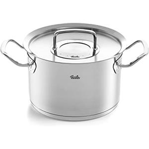 Fissler Original,Profi Collection Pentola in acciaio inox 4 L, 20 cm, incluso coperchio in metallo, scala di misurazione interna, cottura a induzione