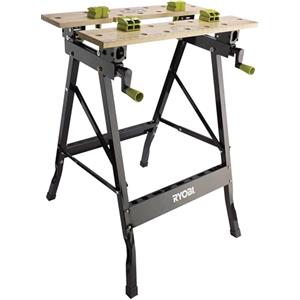 Ryobi RWB02 Piano da Lavoro Pieghevole e Regolabile, Struttura Robusta, Altezza Regolabile, Massima Stabilità, Facile da Trasportare