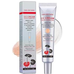 GNAUMORE CC Crème alla Centella Asiatica,Centella Asiatica Repair CC Cream,Migliora La Carnagione E l'idratazione,Per Tutti I Tipi Di Pelle,45ML