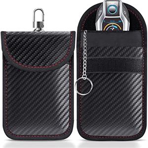 lanpard Portachiavi Auto Antifurto per Auto Protezione chiave auto Custodia Keyless 2 Pack Portachiavi RFID Keyless Schermatura Chiave keyless Custodia chiave Auto Key Safe