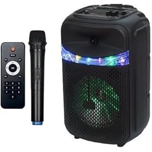 Generico Cassa Amplificata Sp-01 80W Karaoke Bluetooth Microfono Wireless