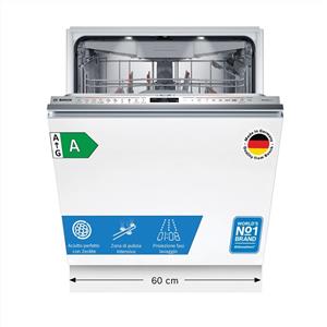 Bosch - Lavastoviglie Smv8ycx02e Classe A 14 Coperti, Non Applicabile