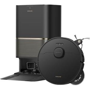 DREAME L50s Pro Ultra Robot Aspirapolvere e Lavapavimenti, Autosvuotamento per 100 Giorni e Autopulizia ad Alta Temperatura, Aspirazione da 30.000 Pa, Pulizia di Bordi e Angoli, Spazzola Antigroviglio