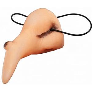 Carnival Toys Naso da Strega Halloween con Elastico - Naso Finto Lungo Realistico, Accessorio Costume Strega e Travestimento Horror per Adulti e Bambini