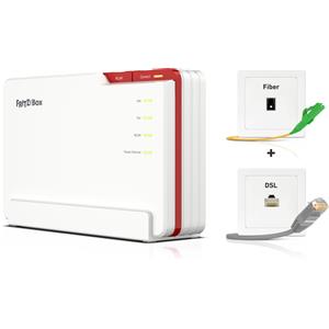 AVM FRITZ!Box 5690 Pro Router Wi-Fi 7 Tri-band 2.5 Gigabit Ethernet Bianco