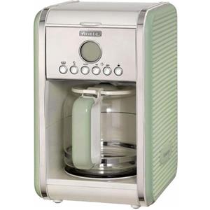 Ariete Macchinetta per il caffè filtro Ariete Vintage 1342GR verde chiaro crema 4-12 tazze