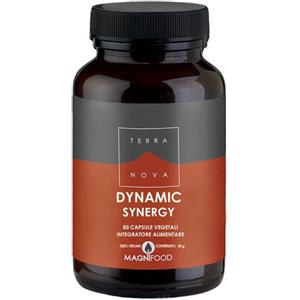 Terranova Dynamic Synergy - Integratore Adattogeno con Ginseng, Ashwagandha e Rodiola - 50 Capsule Vegetali