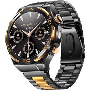 Blackview Smartwatch Uomo, GPS Orologio Intelligente Fitness con Chiamate Bluetooth, 1.43" AMOLED Smartwatch 110+ Modalità Sportive/PA/Cardiofrequenzimetro/SpO2/Torcia/Bussla per Android iOS