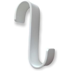 Generico Ganci per Termoarredo bianco, Gancio Bagno in PMMA CRYLUX COLATO bianco Bagno Appendi accappatoio asciugamani appendiabiti per termosifoni (1) a
