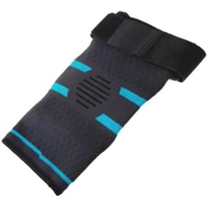 GUTEINTE Tutore per Ginocchiera Rotula, Ginocchio Support Bandage, Supporto Fascia per Sport e Dolori Muscolari, Regolabile con Velcro, Unisex (1, grigio blu, L)