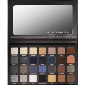 LAYLA Creator Palette Ombretti Layla 28 Colori Duochrome, Metal Mirror, Butterspark, Mat Texture Morbida e Cremosa Anallergici e Nichel Testati Studio Cromatico Unico Personalizza il Tuo Makeup