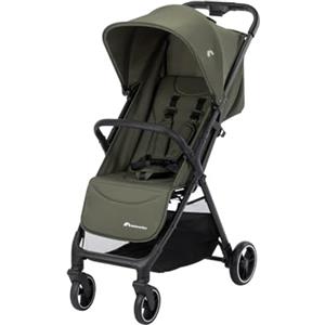 Bebeconfort Azur, Passeggino Compatto, 0-3 anni (15 kg), Passeggino Leggero, Chiusura Automatica a Una Mano, Reclinabile Fino a Posizione Sdraiata, Spazioso Cestello Portaoggetti, Mineral Green