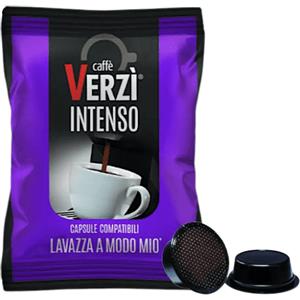 Caffè Verzì - Capsule Compatibili Lavazza a Modo Mio - Miscela Intenso - 100 Capsule