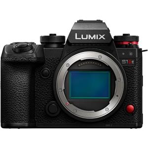 Panasonic LUMIX S1IIE Fotocamera Mirrorless Full Frame, Solo Corpo, 24MP, Cs4K 60p, 6K 30p Open Gate, ProRes RAW, AF di Fase Ibrido, Attacco a L, Nero