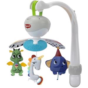 Tiny Love Take A Long Mobile, 3 in 1 Giostrina Culla Neonato Musicale Portatile, 0+ Mesi, Gioco Passeggino Neonato, 3 Attacchi Universali, 30 Minuti Musica, Collezione Born To Party
