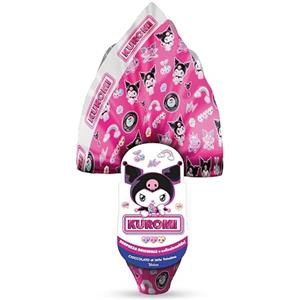 ARCOBALENO PARTY - UOVO DI PASQUA Cioccolato Al Latte Finissimo Personalizzabile Con La Scelta Di 1 Magnete Collezionabile Regalo Perfetto NOVITA' 2026! (Kuromi 240g)