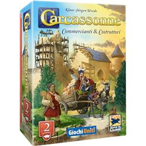 Giochi Uniti - Carcassonne Revival: Commercianti e Costruttori 2, 2-5 Giocatori, 7+ Anni, GU847, Edizione italiana