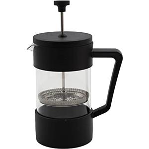 Point-Virgule French Press - Caffettiera in acciaio inox, lavabile in lavastoviglie, colore: nero, 350 ml