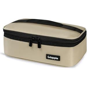 Gloppie Borsa Frigo Piccola Riutilizzabile Borsa Termica per Farmaci & Medicinali, Ultra Resistente Borsetta Portapranzo da Ufficio, Cachi