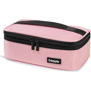 Gloppie Borsa Termica Mini per Insulina, Impermeabile Borsa Frigo Piccola Borse Termico da Viaggio, Rosa