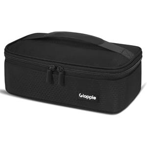 Gloppie Piccolo Borsa Frigo Portatile Borsa Termica porta pranzo per Donna Uomo Neonati Lunch Bag da Viaggio Spiaggia Campeggio Sacca Impermeabile, Favo Nero